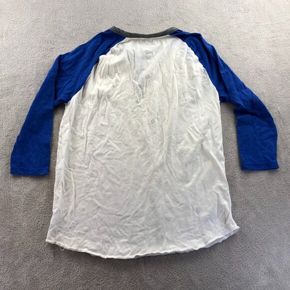 American Eagle Outfitters Men Raglan Henley Shirt Medium 3/4 Sleeve Casual - Picture 11 of 11